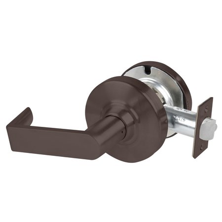 SCHLAGE Grade 1 Exit Lock, Rhodes Lever, Non-Keyed, Oil Rubbed Bronze Finish, Non-Handed ND25D RHO 613